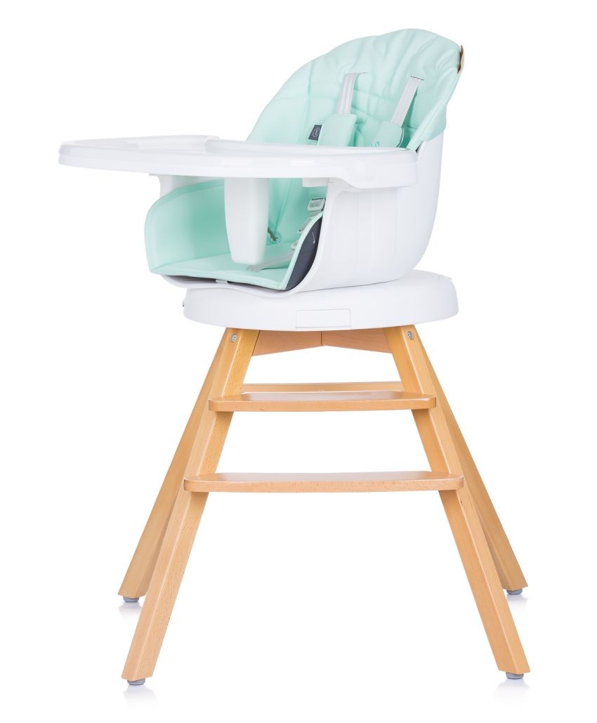 Trona Evolutiva 3 En 1 Con Patas De Madera Y Asiento De Polipiel Giratorio Rotto Avocado_2