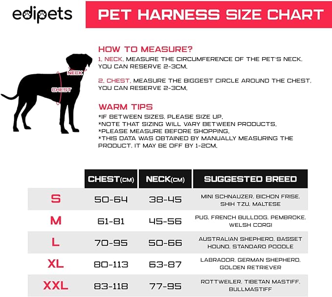 Edipets Arnés Para Perro Antitirones, Ajustable Y Personalizable_2