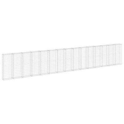 Muro De Gaviones Con Cubiertas Acero Galvanizado 900x30x150 Cm / Vetonek_1