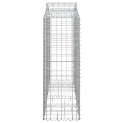 Cestas Gaviones 12 Uds Forma De Arco Hierro 200x50x140/160 Cm_4