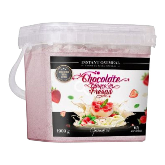 Instant Oatmeal 1.9 Kg Chocolate Blanco - Fresa_0