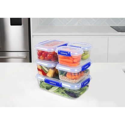 Pack recipientes herméticos Sistema Klip It+ 6 uds