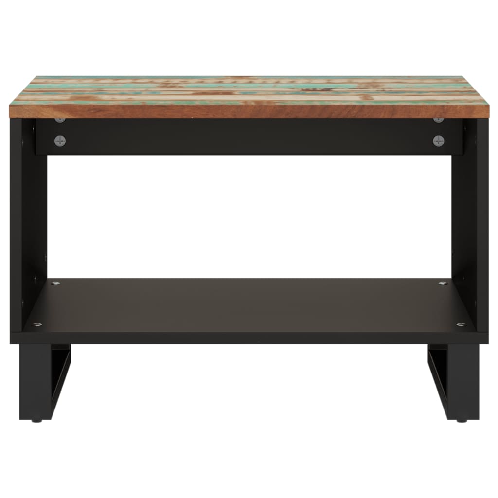 Mesa De Centro De Madera Maciza Reciclada 60x50x40 Cm_1