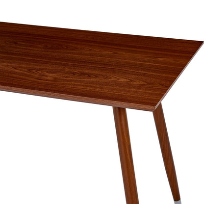 Mesa De Comedor Mdf Marrón 120x60x74 Cm_3
