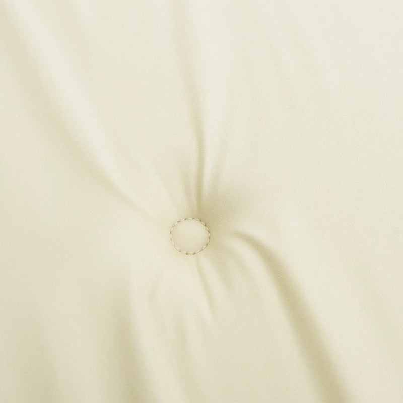 Vidaxl Cojín Silla Jardín Respaldo Bajo 4 Uds Tela Oxford Crema_5