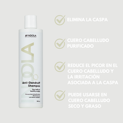 Indola Champú Anticaspa Equilibrante Profesional 300ml_4