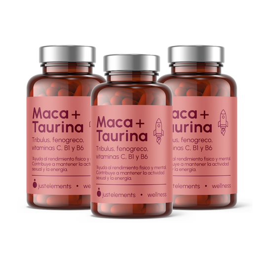 Pack 3 Maca + Taurina Just Elements Wellness_0