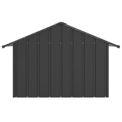 Caseta Para Perros Con Techo Acero Galvanizado 83x130x85 Cm_3