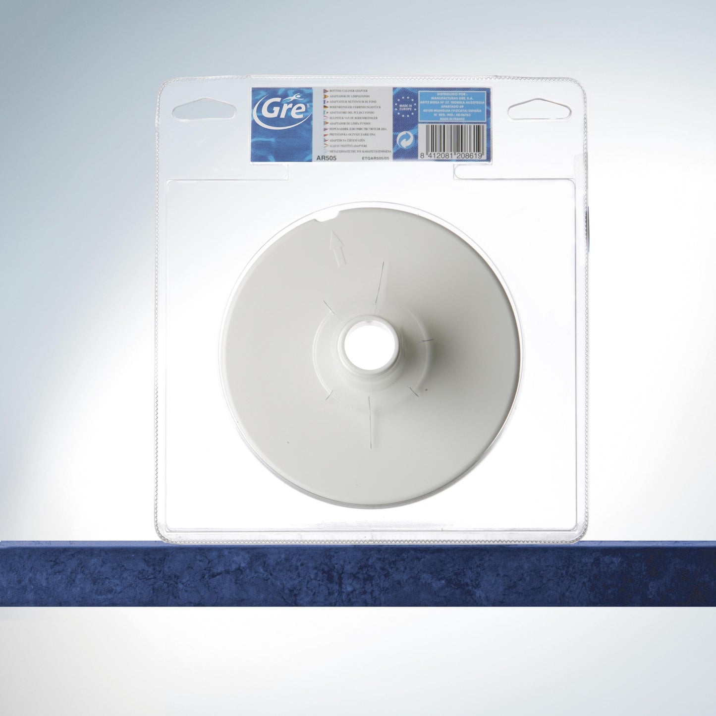 Adaptador de limpiafondos Skimmer Standard Gre