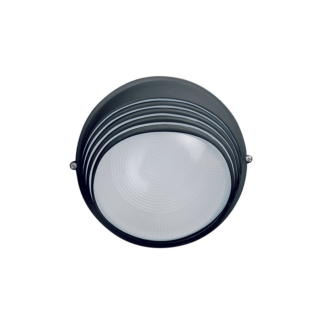 Aplique Redondo Malmo Negro Luxform_0