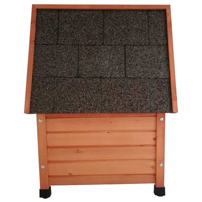 @pet Casa De Exterior Para Gatos Madera Marrón 57x45x43 Cm_3