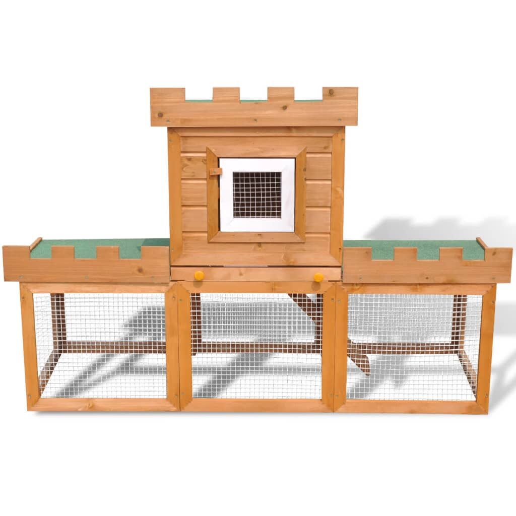 Vidaxl Casa Grande De Animales Jaula Conejera De Madera_1