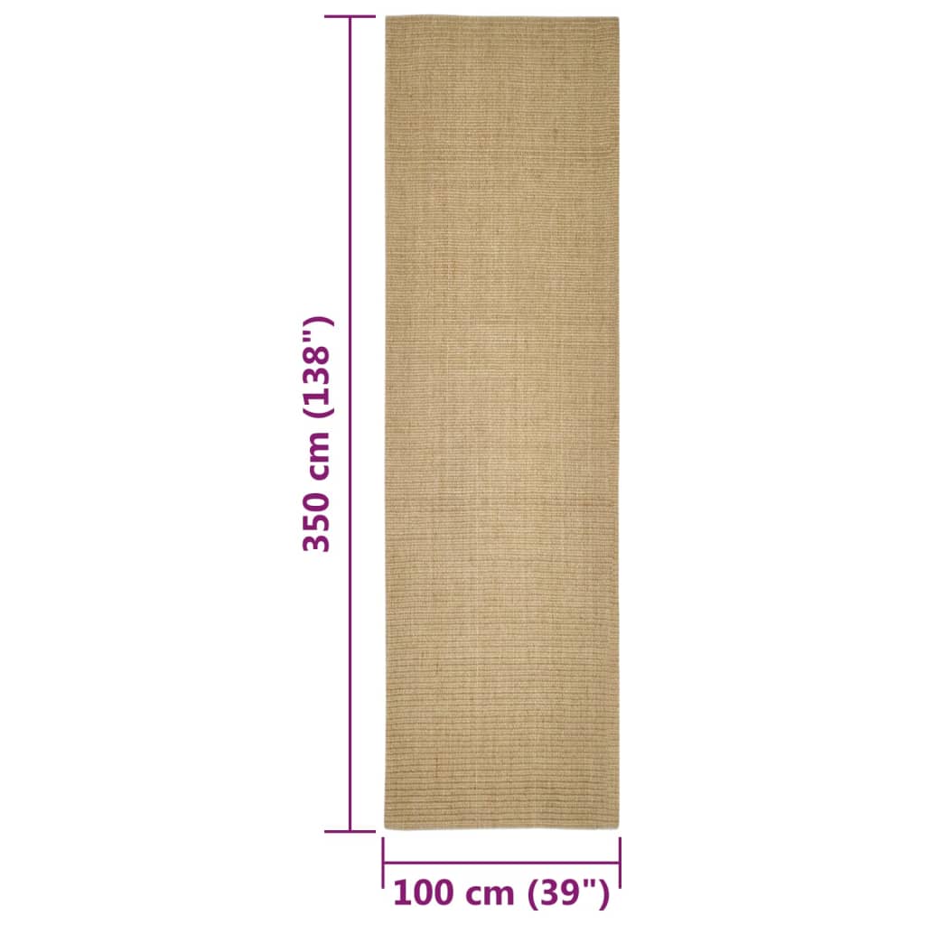 Alfombra De Sisal Para Rascador 100x350 Cm_5