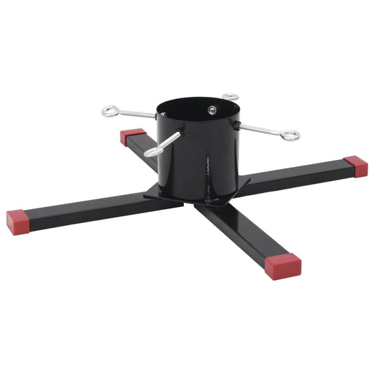 Vidaxl Soporte Para Árbol De Navidad Negro 61x61x15,5 Cm_0