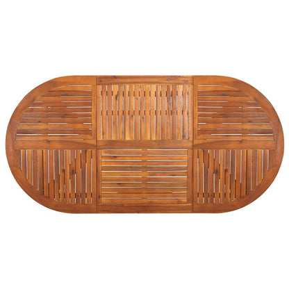 Juego De Comedor Para Jardín 7 Piezas Negro / Vetonek_1