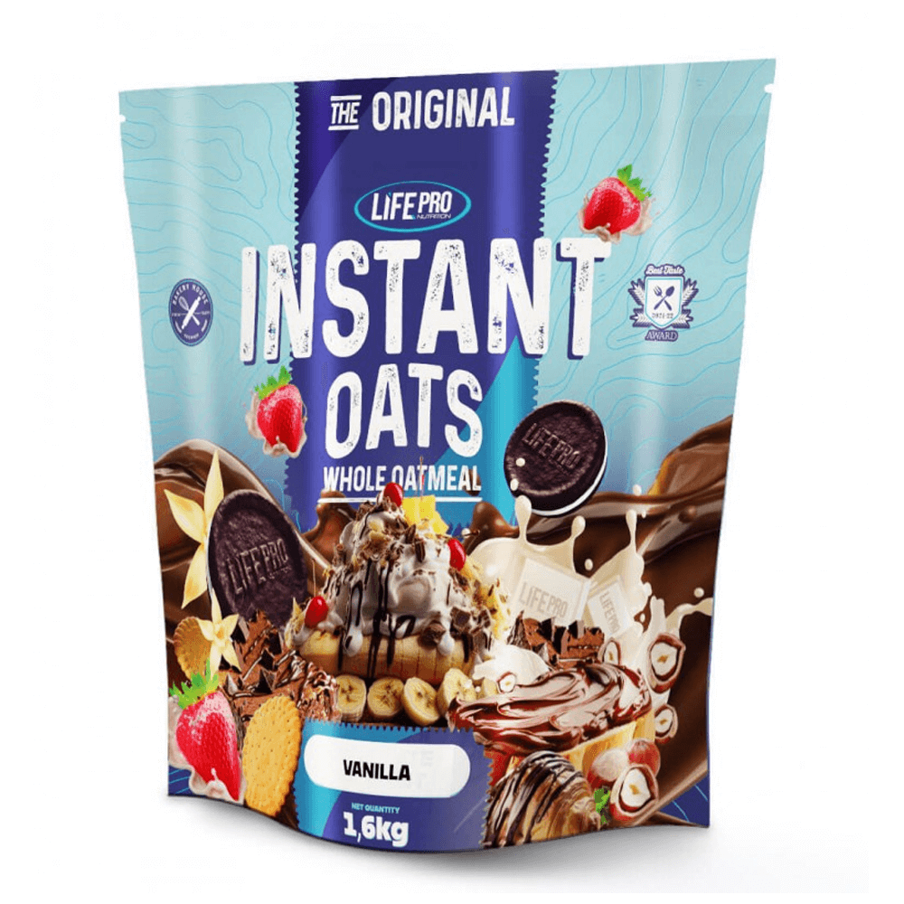 Instant Oats (harina De Avena) - 1,6kg - Vainilla - Avena - Lifepro_0