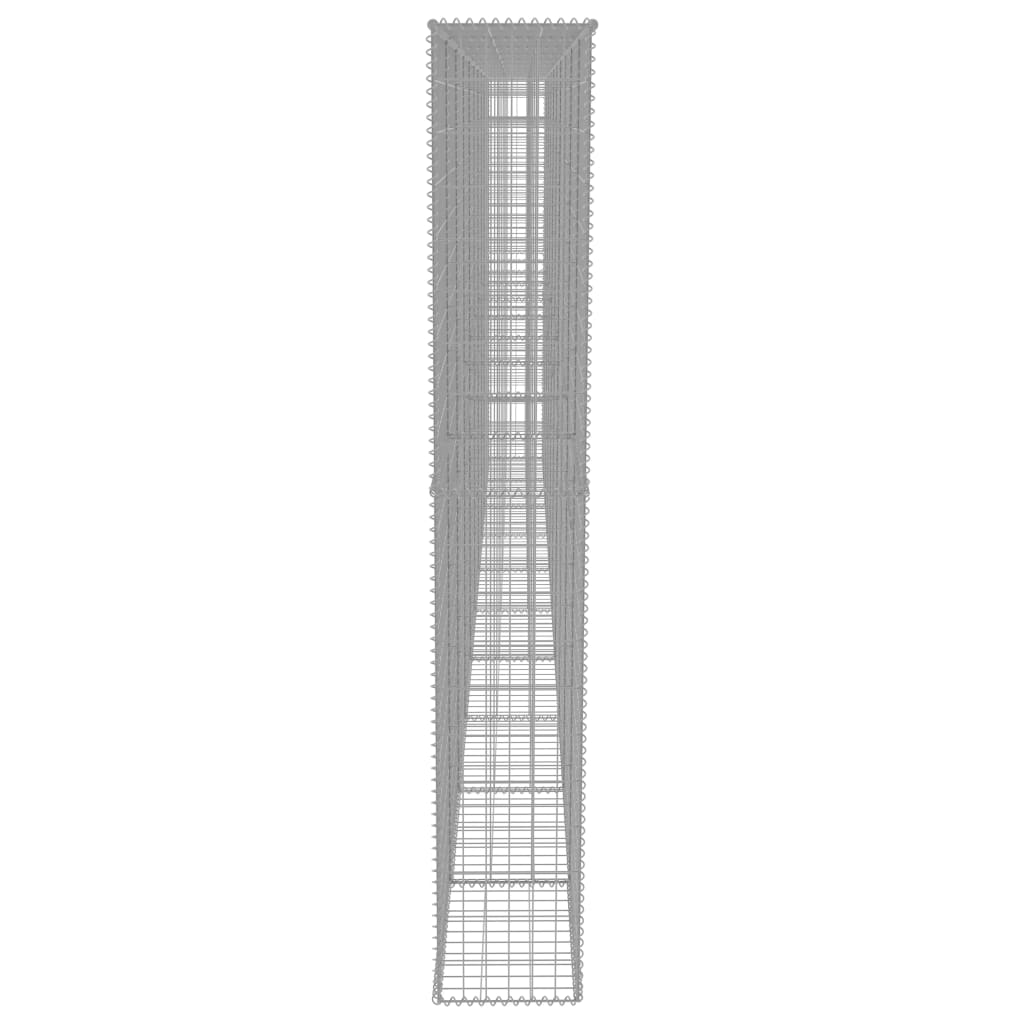 Muro De Gaviones Con Cubiertas Acero Galvanizado 600x30x200 Cm / Vetonek_1