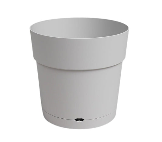 Artevasi Macetero De Plástico Reciclado Capri Ancha Gris 40cm_0