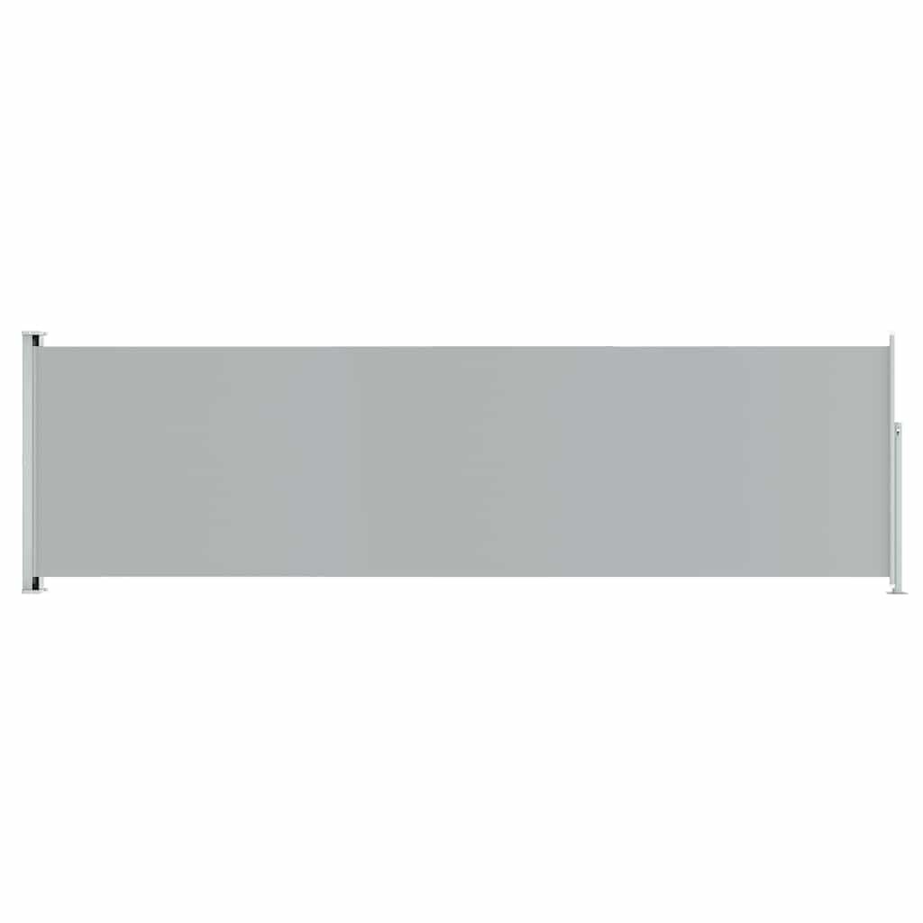 Vidaxl Toldo Lateral Retráctil De Jardín Gris 180x600 Cm_0