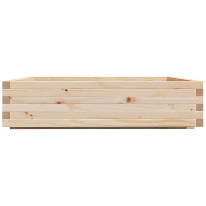 Jardinera Madera Maciza De Pino 100x100x26,5 Cm_5
