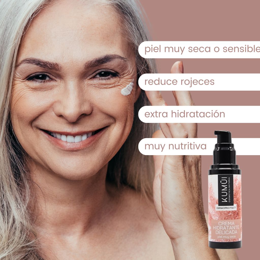 Crema Facial Antiedad Delicada Piel Muy Seca KUMUI 30ml_1