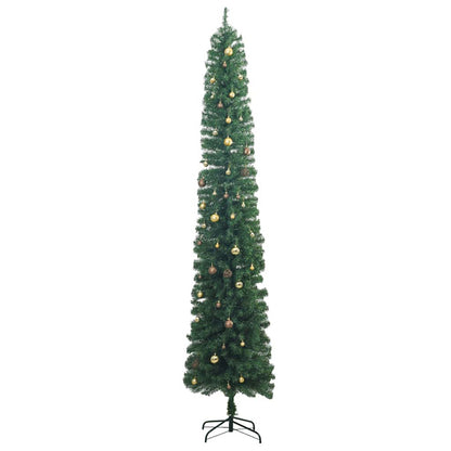 Vidaxl Árbol De Navidad Estrecho Con 300 Led Y Bolas 300 Cm_3