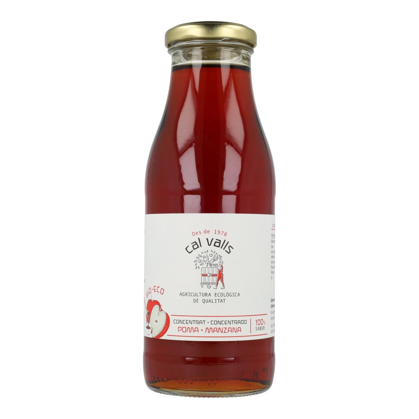 Concentrado de manzana Cal Valls, 500 ml