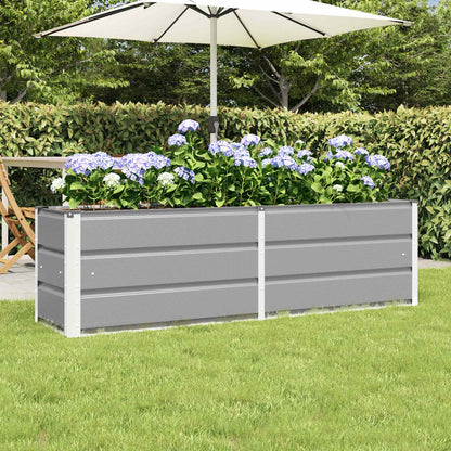 Jardinera Gris Claro 160 X 40 X 45 Cm Acero_1