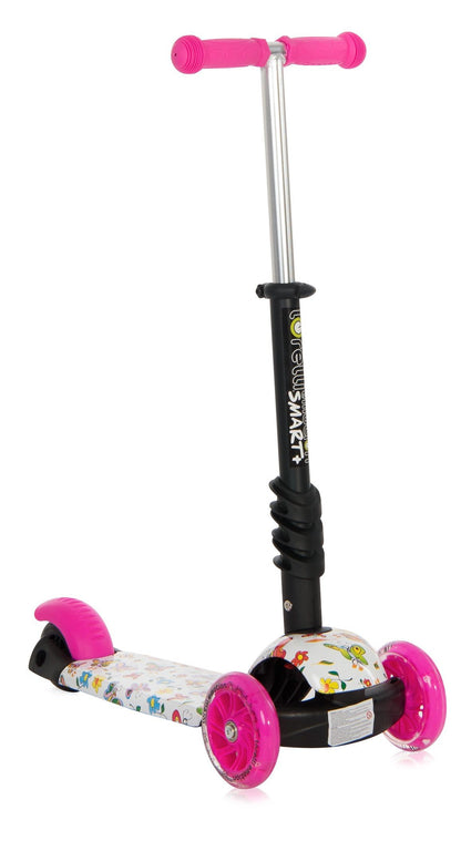 Patinete Infantil Con Asiento Y Respaldo Smart Plus Pink Butterfly_4