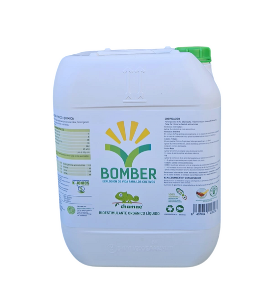 Bioestimulante Bomber Con Aminoácidos De Origen Vegetal Chamae, 20 Litros._0