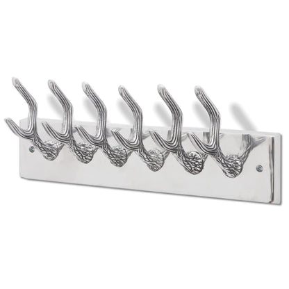Colgador De Aluminio Con Ganchos Para Ropa, Abrigos (plateado)_1