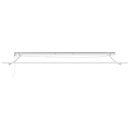 Toldo Retráctil Automático Con Luces Led Marrón 450x300 Cm_5