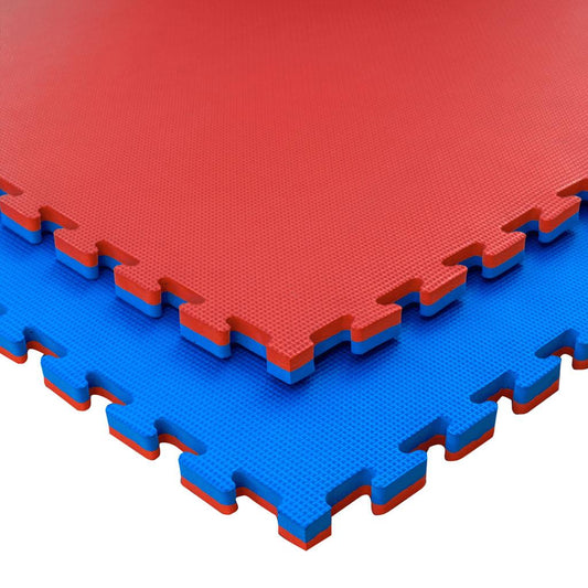 Tatami Puzzle 2,5cm 100x100cm – Superficie T Azul/rojo_0