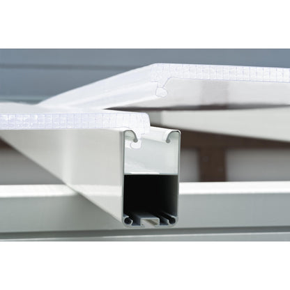 Pérgola cerrada aluminio San Remo blanco 300x314 cm Canopia by Palram