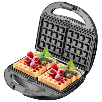 Sandwichera 6 En 1 Gofrera Grill-plancha, Galletas, Bandejas Intercambiables Antiadherentes Camry Cr3057 1200w_4