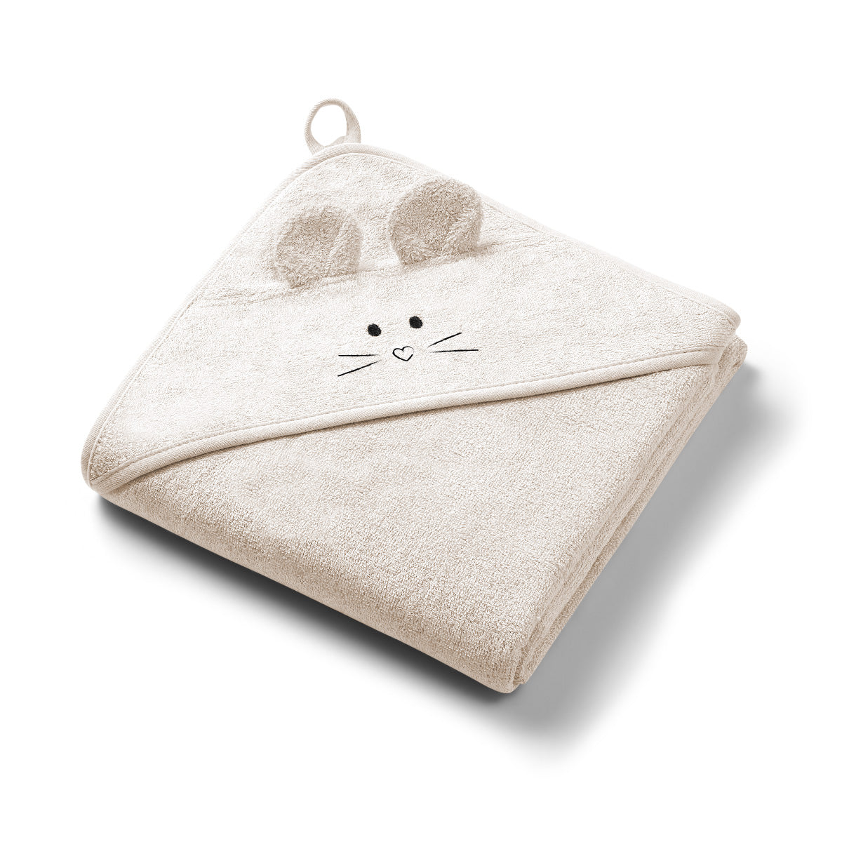 Babyono Capa De Baño Bamboo Xl Para Bebés Conejito_0