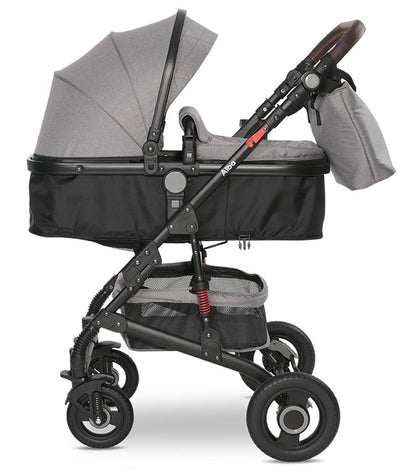 Carrito De Bebé Dúo Convertible Alba Premium Opaline Grey_1