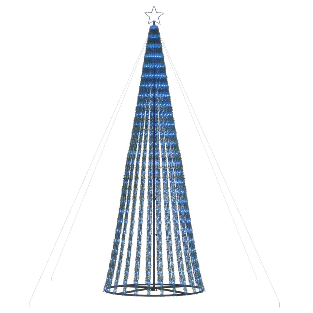 Vidaxl Árbol De Navidad Led 688 Leds Azul 300 Cm_3