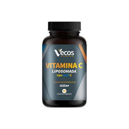 Vitamina C Liposomada Vecos 90 Cápsulas | Sistema Inmune Y Rendimiento Diario_0