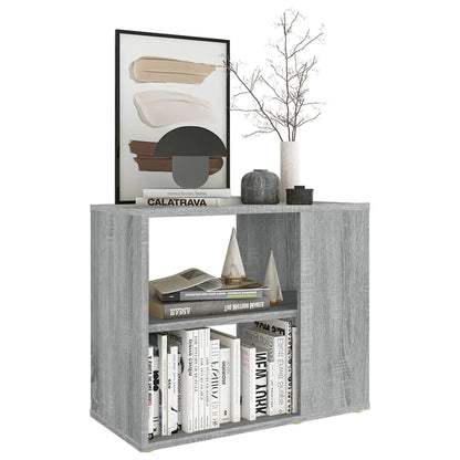 Armario Auxiliar Madera Contrachapada Gris Sonoma 60x30x50 Cm / Vetonek_2