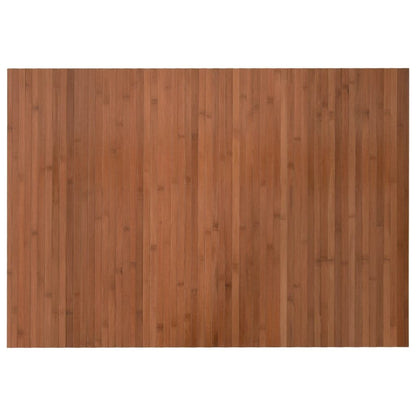 Vidaxl Alfombra Rectangular Bambú Marrón 70x100 Cm_0