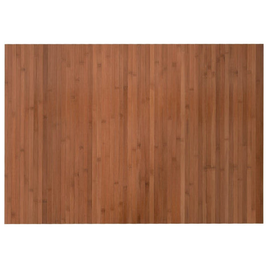 Vidaxl Alfombra Rectangular Bambú Marrón 70x100 Cm_0