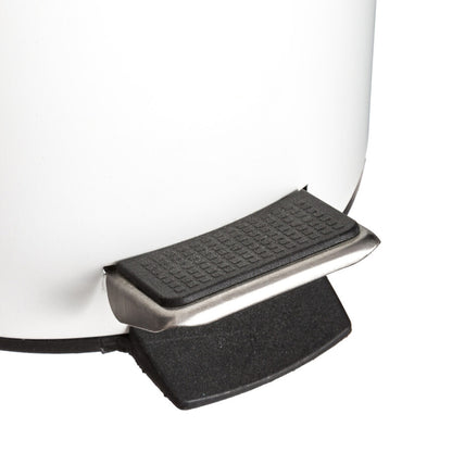 Well Home Papelera Metálica 3l Diseño En Bambú 'natureo' Ideal Para Baño O Escritorio