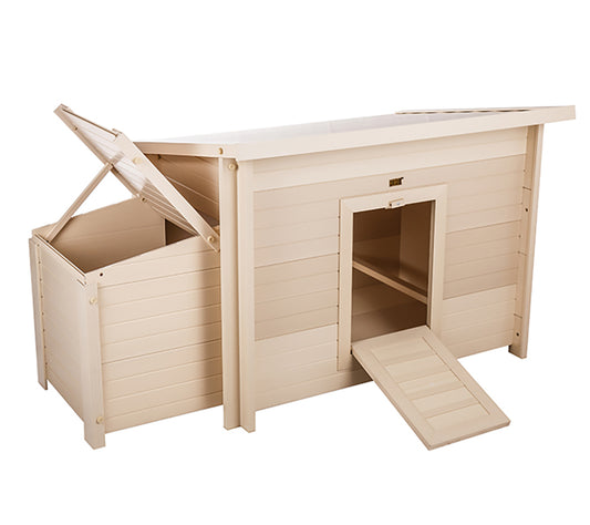 Gallinero Dallas Para Exterior - Capacidad 4-6 Gallinas - Ecoflex Material Sostenible Y Duradero. Fácil Montaje._0