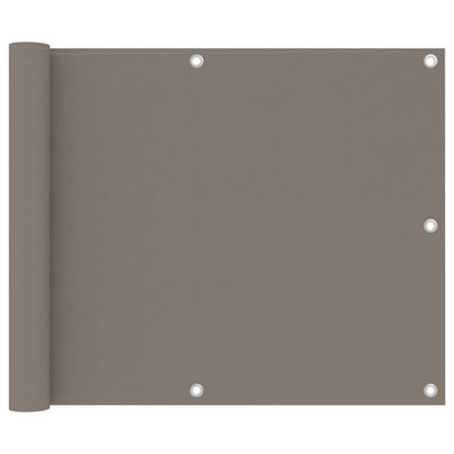 Vidaxl Toldo Para Balcón De Tela Oxford Gris Taupe 75x300 Cm_0