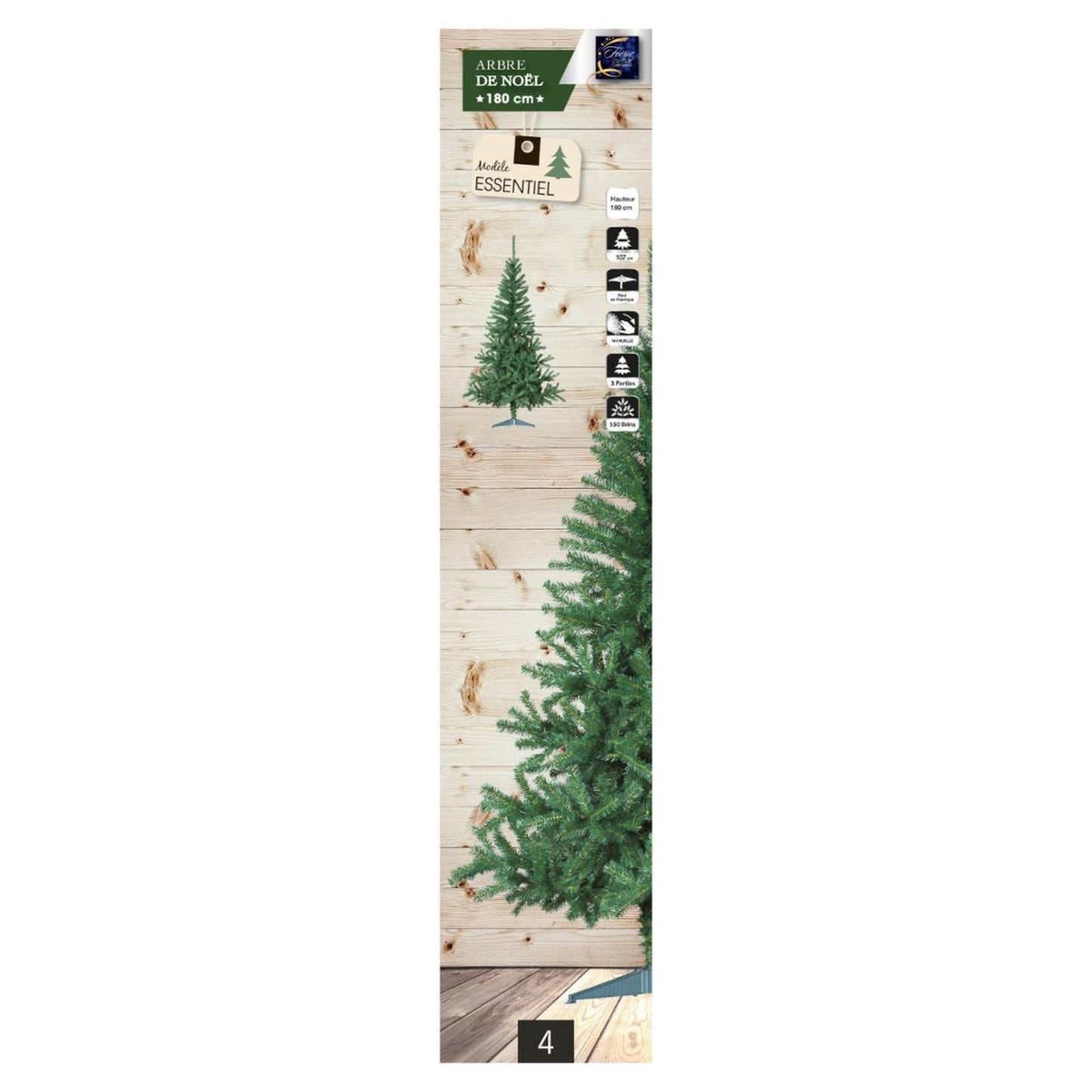 Well Home Árbol Esencial Verde - Altura De 180 Cm_2