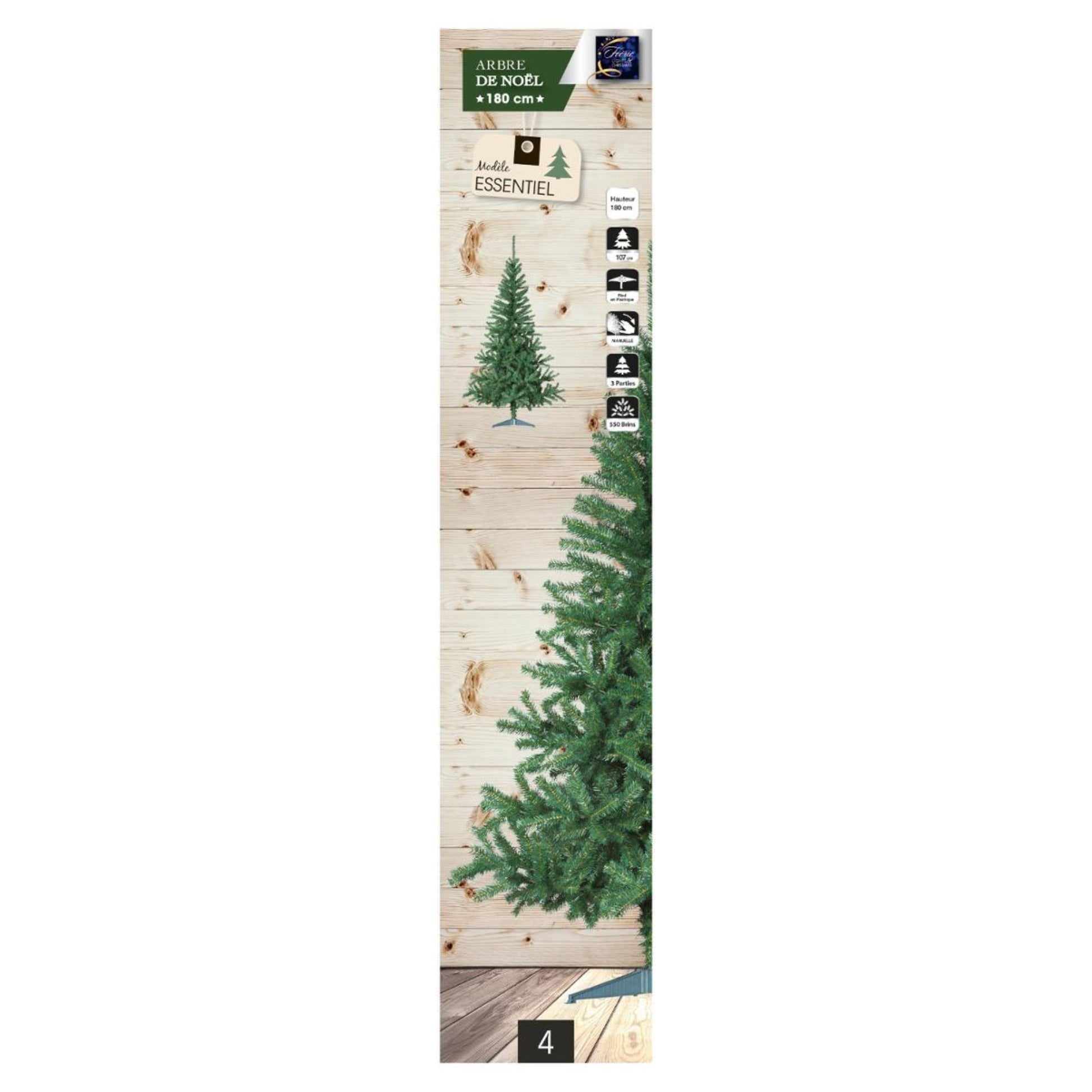 Well Home Árbol Esencial Verde - Altura De 180 Cm_2