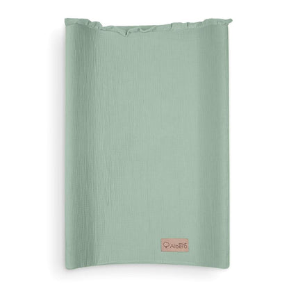 Funda De Cambiador Muselia Algodón 100% Cotton Color Salvia_0