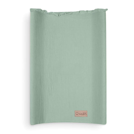 Funda De Cambiador Muselia Algodón 100% Cotton Color Salvia_0