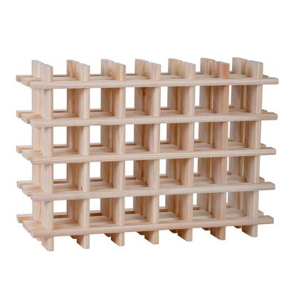 Botellero Modular Well Home Para 24 Botellas En Madera - 75,9x22x54,5 Cm_0